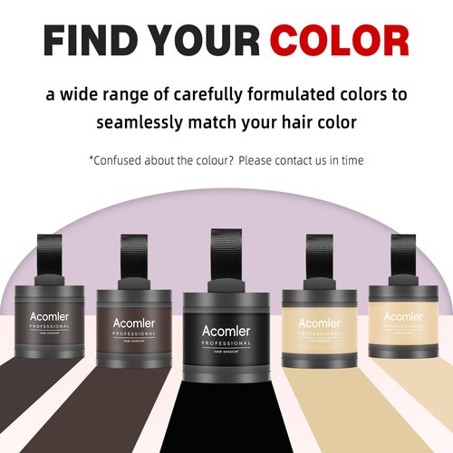 Acomler Instantly Root Cover Up Hairline Shadow Powder, 0.35 Ounce Root Touch Up Hair Color, Gray Hair Coverage Concealing, Hair Powder for Women Men with Eyebrows,Beard Line,Bald Spots (Light Blonde)