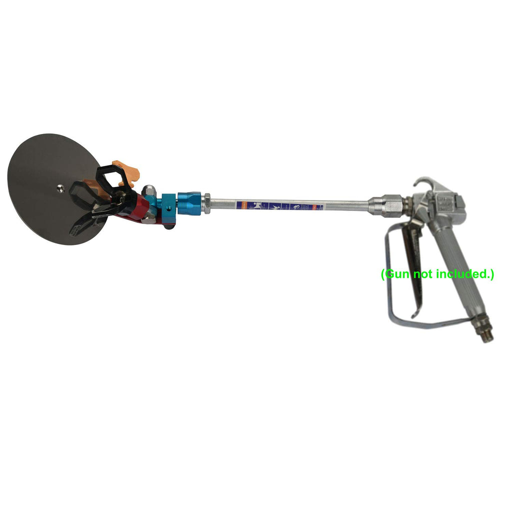 DUSICHIN Airless Paint Sprayer Edger Shield Accessories Extension, Airless Paint Nozzle 517 Tip 10 Inch Extension Pole for Graco Titan Airless Paint Sprayer Aftermarket DUS8325