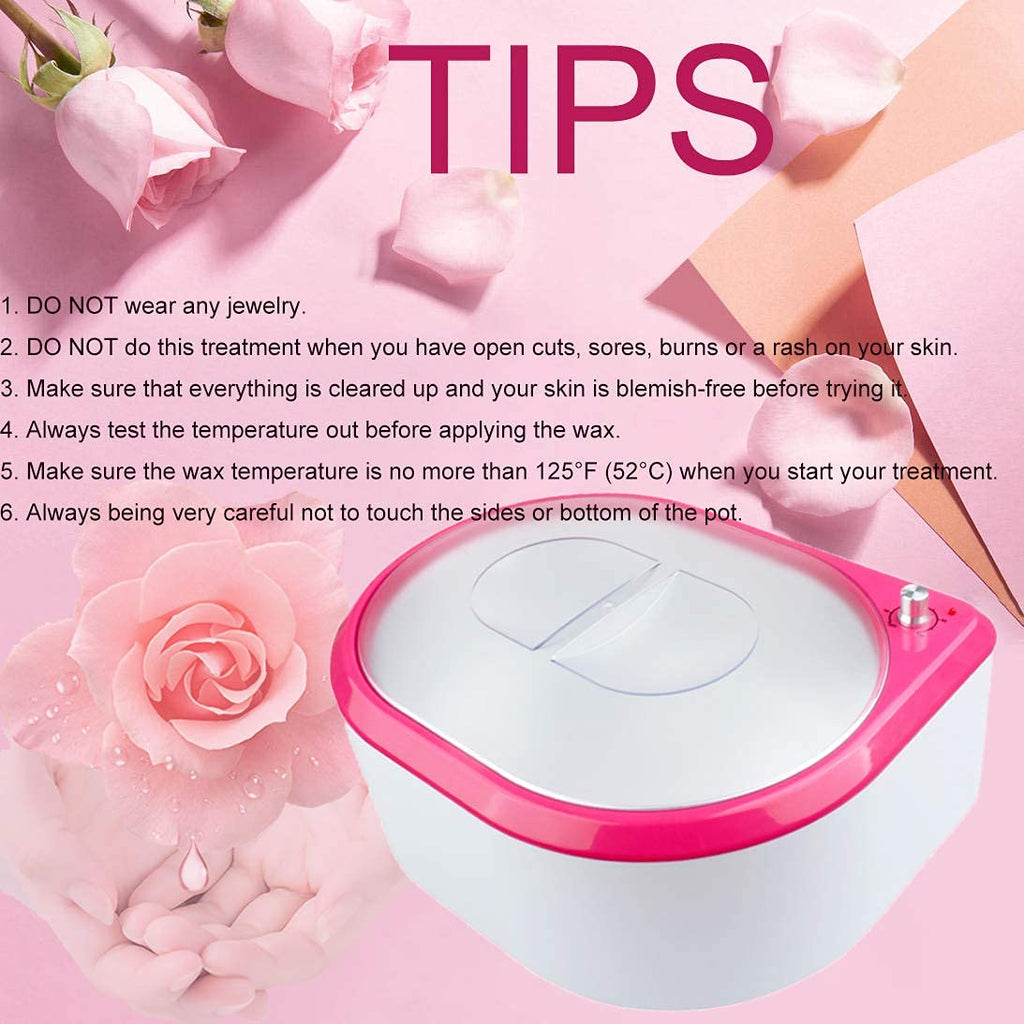 2.7L Paraffin Wax Machine Moisturizing Paraffin Bath Hand Therapy Warmer Kit for Smooth and Soft Hands Feet Skin Salon Spa Paraffin Equipment Rapid Heating Easy to Use