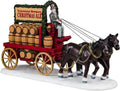 Lemax Christmas Village | Christmas Ale Delivery Figurine - 43710, Festive Holiday Decor