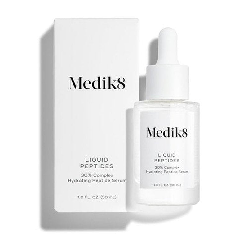 Medik8 Liquid Peptides - Regenerating Multi-Peptide Serum for Smooth Skin - Hydrating & Brightening - 1.0 oz