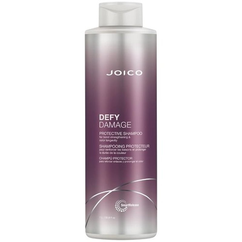 Joico Defy Damage Protective Shampoo - Strengthens Color-Treated Hair | Moringa Seed Oil & Arginine