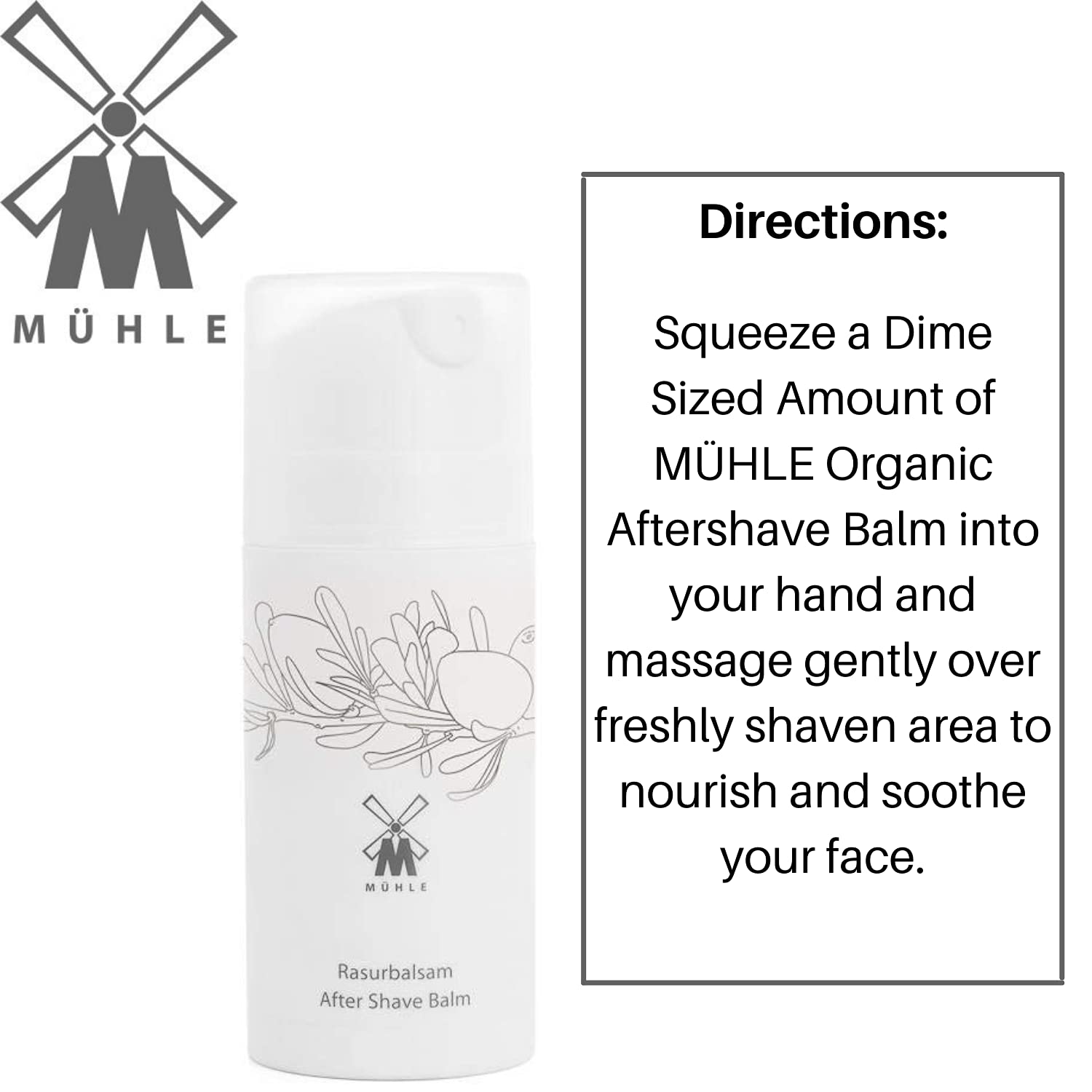 MÜHLE Organic Aftershave Balm, 100 ml