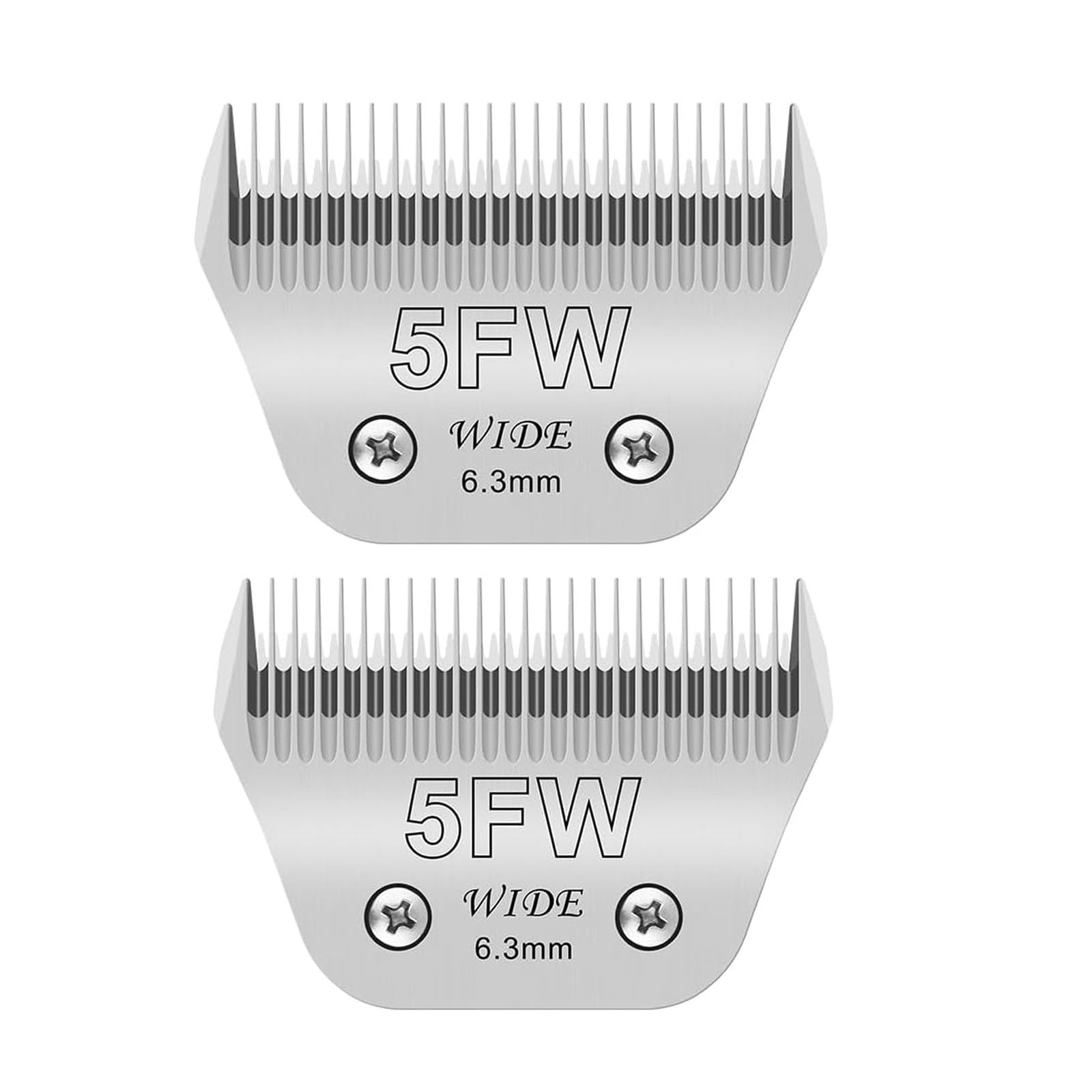 Audoc 2PCS 10 Blades Dog Grooming Blades Compatible with Andis,Oster A5,Wahl km10 Dog Clippers,Size-#10, 1/16-Inch Cut Length (2pcs #10 (1.5mm))