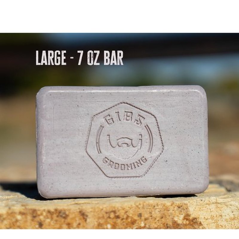 GIBS Bar Soap - Long Lasting Cleansing & Moisturizing Formula | 7oz Size