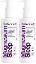 BetterYou Magnesium Sleep Body Lotion - Relaxing Body Lotion - Magnesium Body Cream with Lavender and Chamomile Blend - Sore Muscle Relief - 6.08 oz (Pack of 2)
