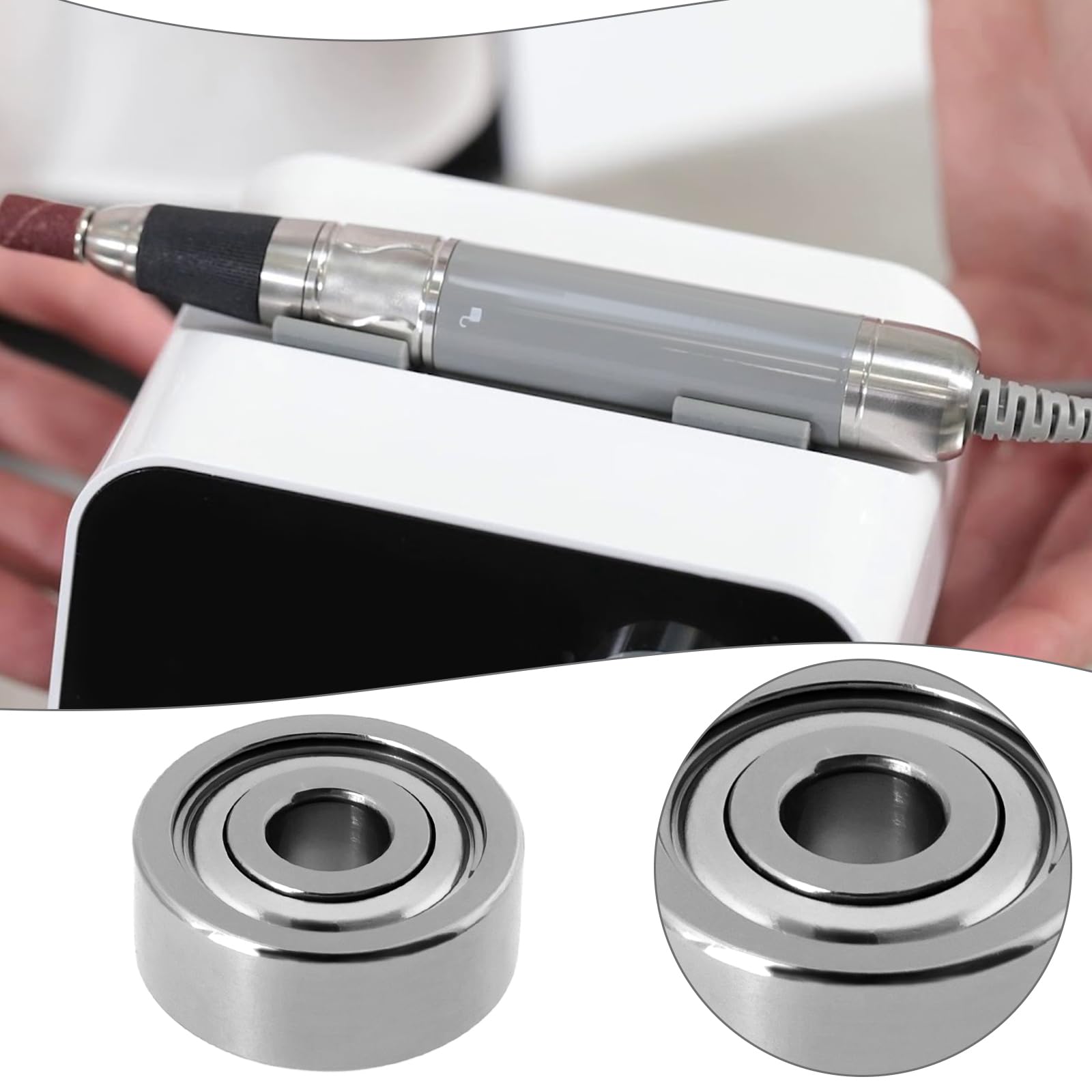 SING F LTD 4Pcs Drill Handpiece Bearings Set Grease Lubrication for High Speed Without Heating Compatible with KUPA Upower UP200 UG12 SUG12