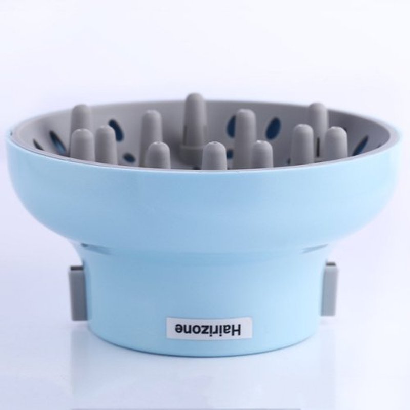 Hairizone Universal Hair Diffuser - Adaptable for Blow Dryers | Perfect for Natural Curly & Wavy Hair - Blue