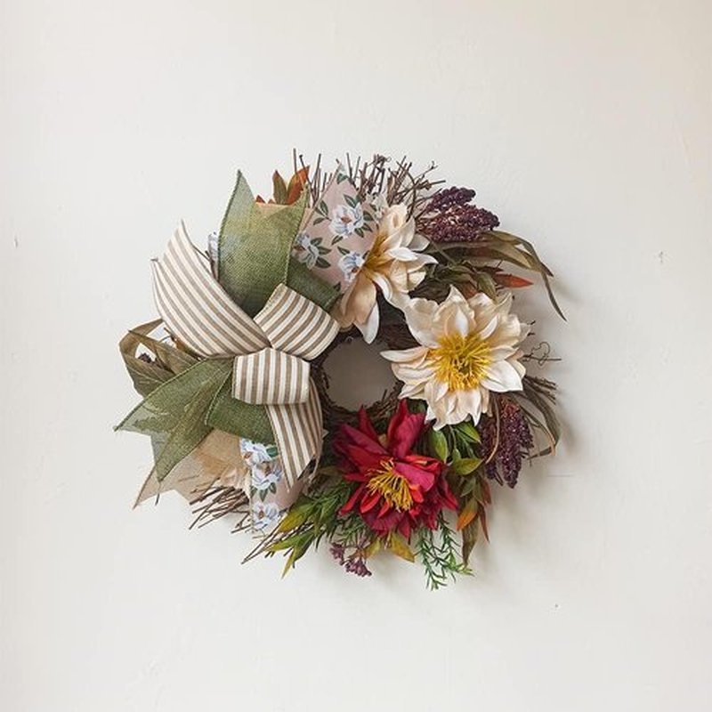 Rustic Wreath Bow by Vintage Farmhouse - Perfect for Welcome Signs, Lanterns & Door Hangers