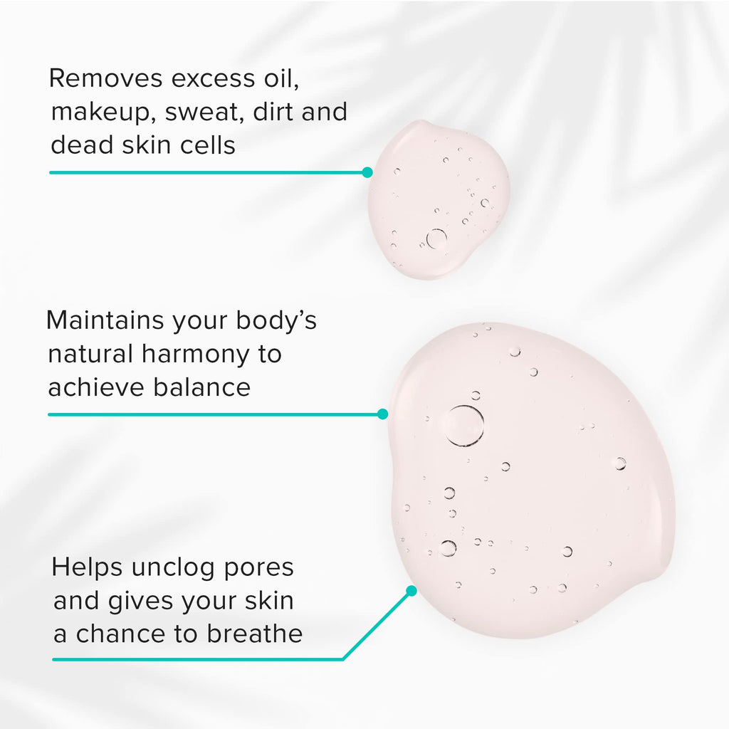 ClarityRx Cleanse Daily Face Wash, 6 Fl Oz, Vitamin-Infused Natural, Plant-Based Moisturizing Facial Cleanser with Vitamins & Antioxidants, Deep Cleansing, No Parabens & Sulfates, All Skin Types