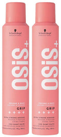 OSiS+ Grip Extreme Hold Mousse - Extra Strong Control & Volume with Heat Protection