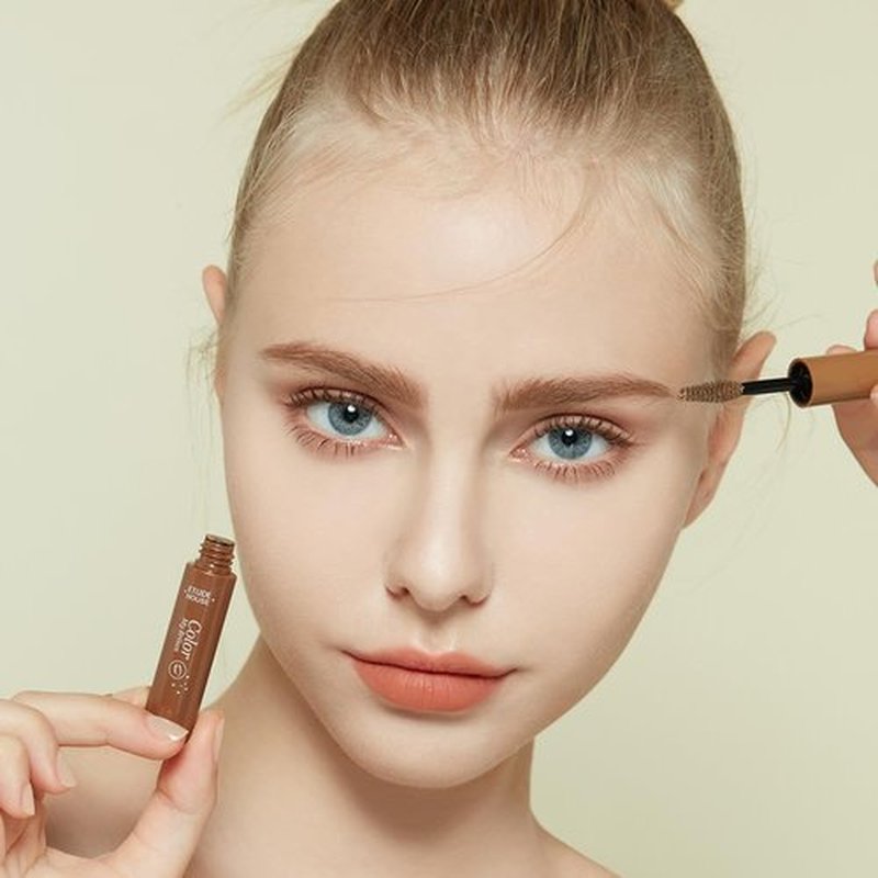 ETUDE Color My Brows Brow Mascara - 3D Natural Coloring & Moisturizing Gel in Red Brown (0.152 Fl Oz)