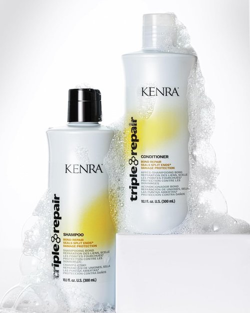 Kenra Triple Repair Conditioner - Strengthens & Restores Weak Bonds | Split Ends & Damaged Hair | Sulfate-Free