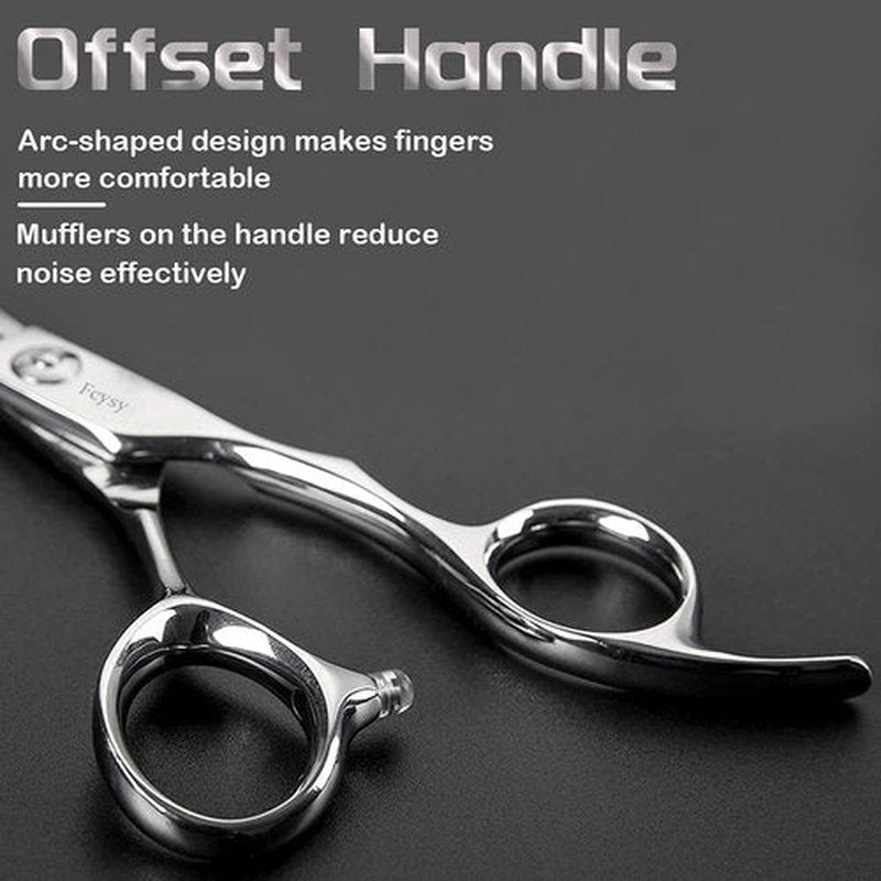 Safety Round Tip Hair Scissors for Kids, Fcysy 6 In Hair Cutting Shears for Children, Stainless Steel Barber Haircut Scissors for Toddlers, Boys & Girls – Safe Hair Trimming at Home