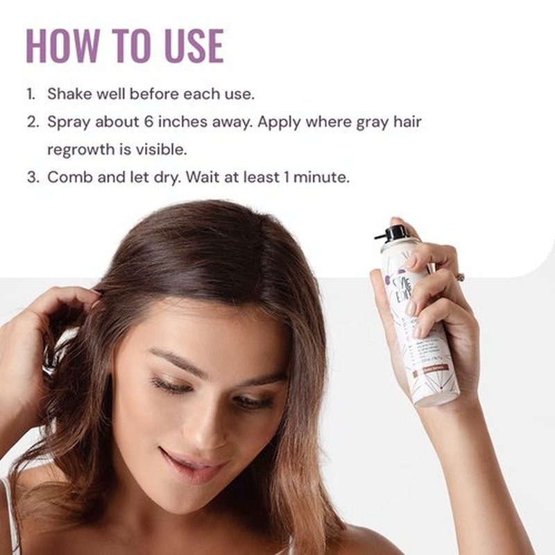 Style Edit Travel Size Root Touch Up Spray - Temporary Gray Hair Concealer | Salon-Quality, Transfer-Resistant | Medium Blonde, 0.75 oz