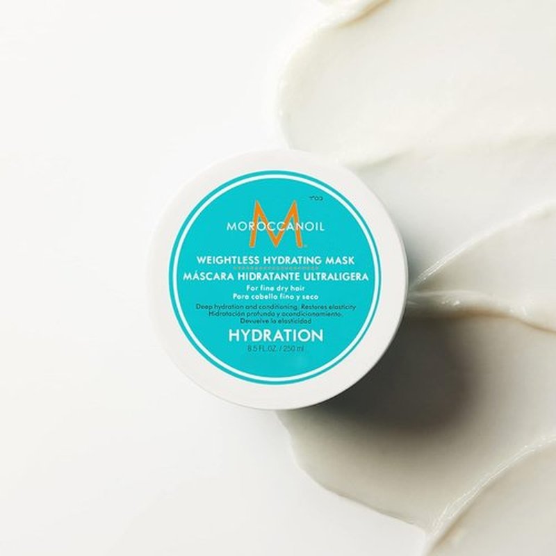 Moroccanoil Weightless Hydrating Hair Mask - Deep Moisture Treatment for All Hair Types