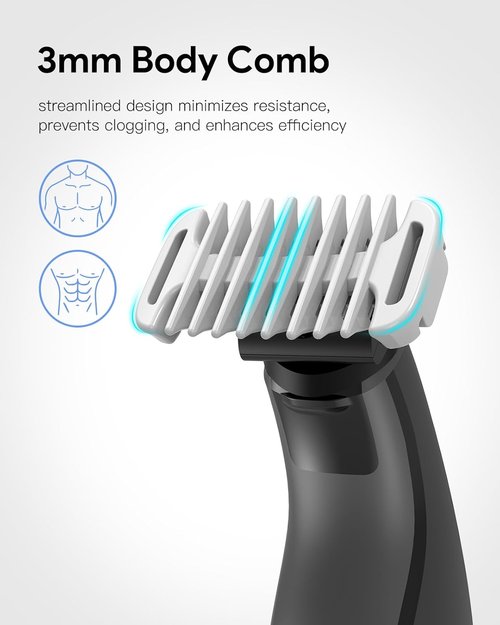 Obalde Guide Guards Set - Skin & Body Combs with 1/2/3/5mm Attachments | Hard Case for Convenient Storage