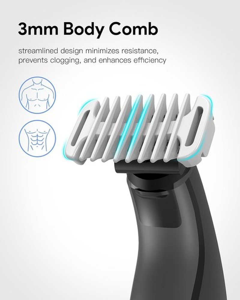 Guard Combs Skin Protector & 3mm Body Comb Set | Compatible with O Blade QP Series - 2 Piece Set