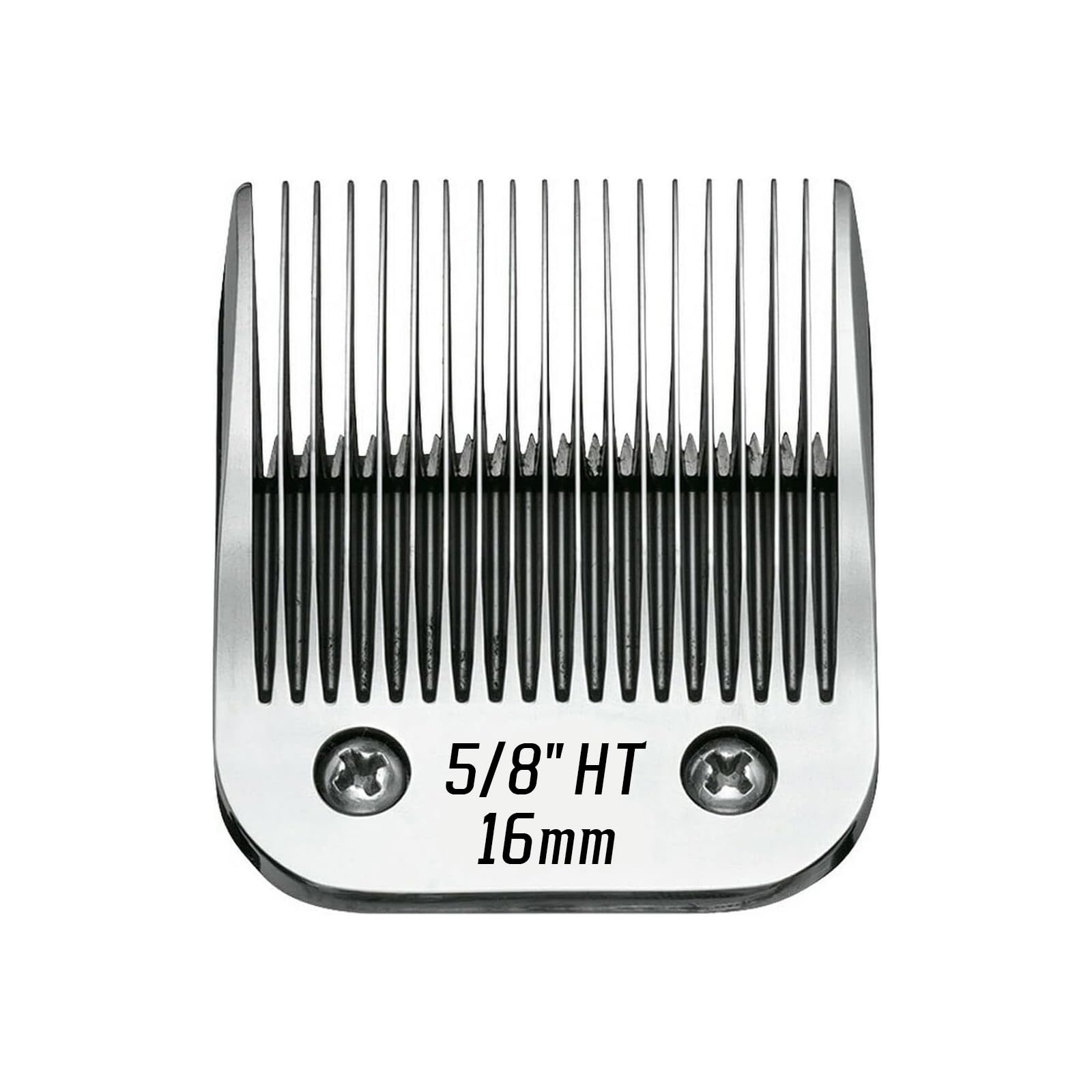 5/8HT Detachable Replacement Stainless Steel Blades,compatible with oster Classic 76/Star-Teq/Power-Teq andi A*dis AGC,BDC,BGC,MBG Series Clippers,5/8 inch (16mm)