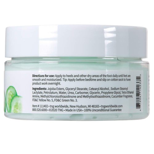 ForPro Professional Collection Cracked Heel Eliminator, Fresh Cucumber Scent, Intensive Repair Treatment for Rough, Dry & Cracked Heels, Reduces Calluses & Skin Build Up, 3.3 oz.