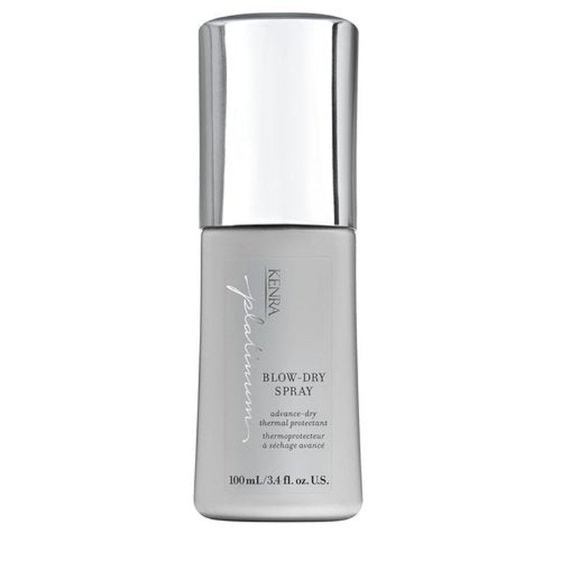 Kenra Platinum Blow-Dry Spray - Time-Saving Heat Protectant | Smooths, Detangles & Eliminates Frizz | For Medium to Coarse Hair