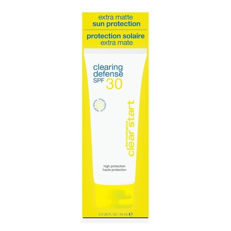 Dermalogica Clear Start Clearing Defense SPF 30 - Lightweight Sunscreen Moisturizer for Acne-Prone Skin (2 Fl Oz) with Vitamin C