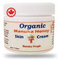 Organic Manuka Honey Skin Moisturizer Cream for Sensitive Dry Skin, Honey Relief for All Ages, Natural Moisturizer Cream for Face and Body, Made in Canada (4 OZ)