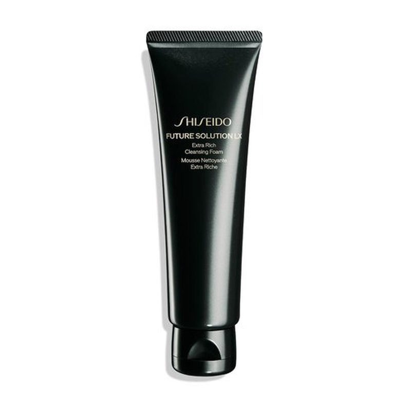 Shiseido Future Solution LX Extra Rich Cleansing Foam - 125 mL | Smooth, Vibrant Skin - Non-Comedogenic for All Skin Types