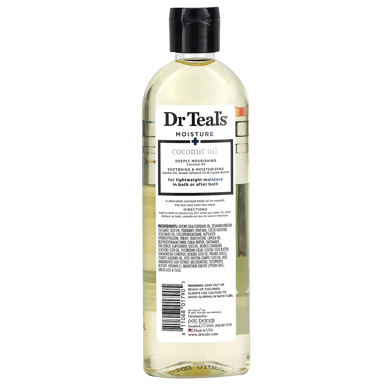 Moisturizing Nourishing Bath & Body Essential Oil, Coconut Oil, 8.8 fl oz (Pack of 2)