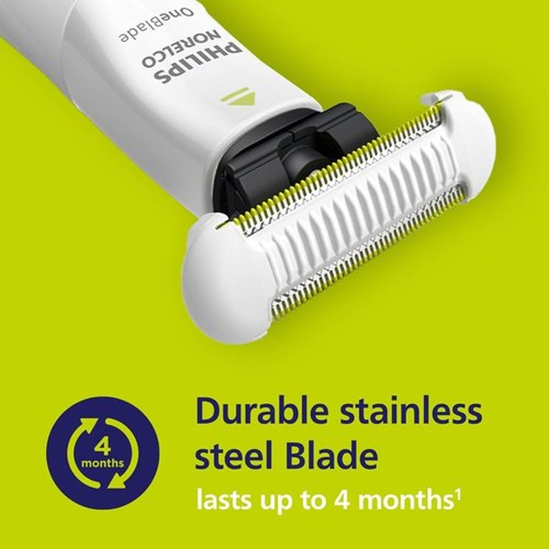 Philips Norelco OneBlade Replacement Blades - Durable Stainless Steel for Trim & Shave | 2 Count QP229/80