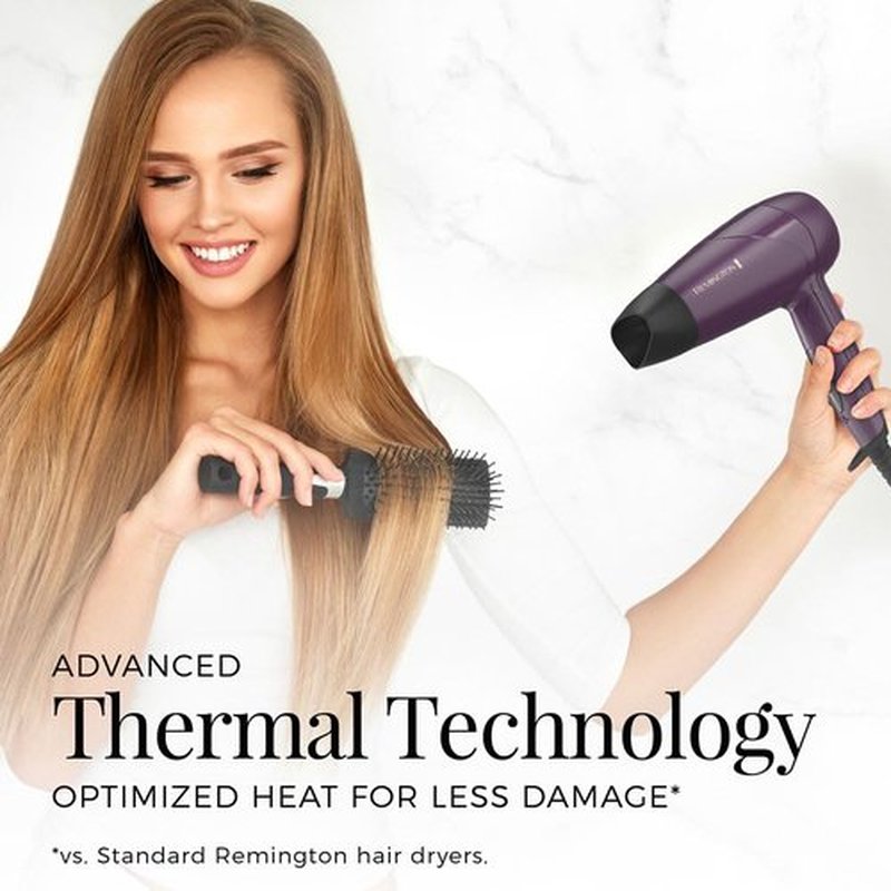 Remington Hair Dryer - Advanced Thermal Technology | Travel-Friendly Folding Handle, 1875 Watts