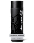 Black Wolf Men's Shampoo - Charcoal-Infused Oil Control for Oily Hair | 12 Fl Oz Hydrating Formula