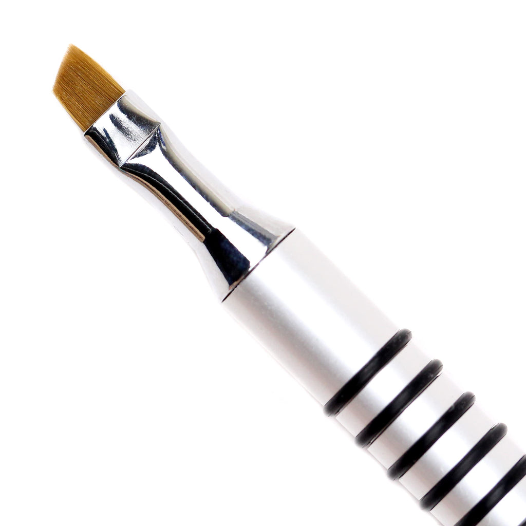 Whats Up Nails - Pure Color #4 Angular Brush for Clean Up Cuticles Skin Around Nail