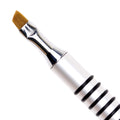 Whats Up Nails - Pure Color #4 Angular Brush for Clean Up Cuticles Skin Around Nail