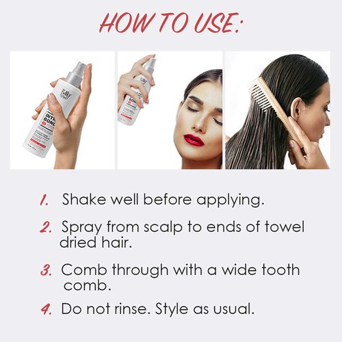 Punky Leave-In Conditioner Spray - Intra Bond Hair Repair Complex for Dry, Damaged Hair | 6 Fl Oz