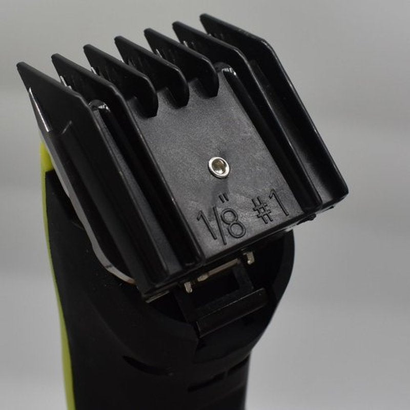 Professional A5 Animal Clipper Attachment Guard Guide Combs Set, 1/8" 1/4" 3/8" 1/2" Compatible with Andis AG BG, Oster Classic 76 Golden A5, Wahl KM Series Pet Groomer Horse Clipper Models (Black)