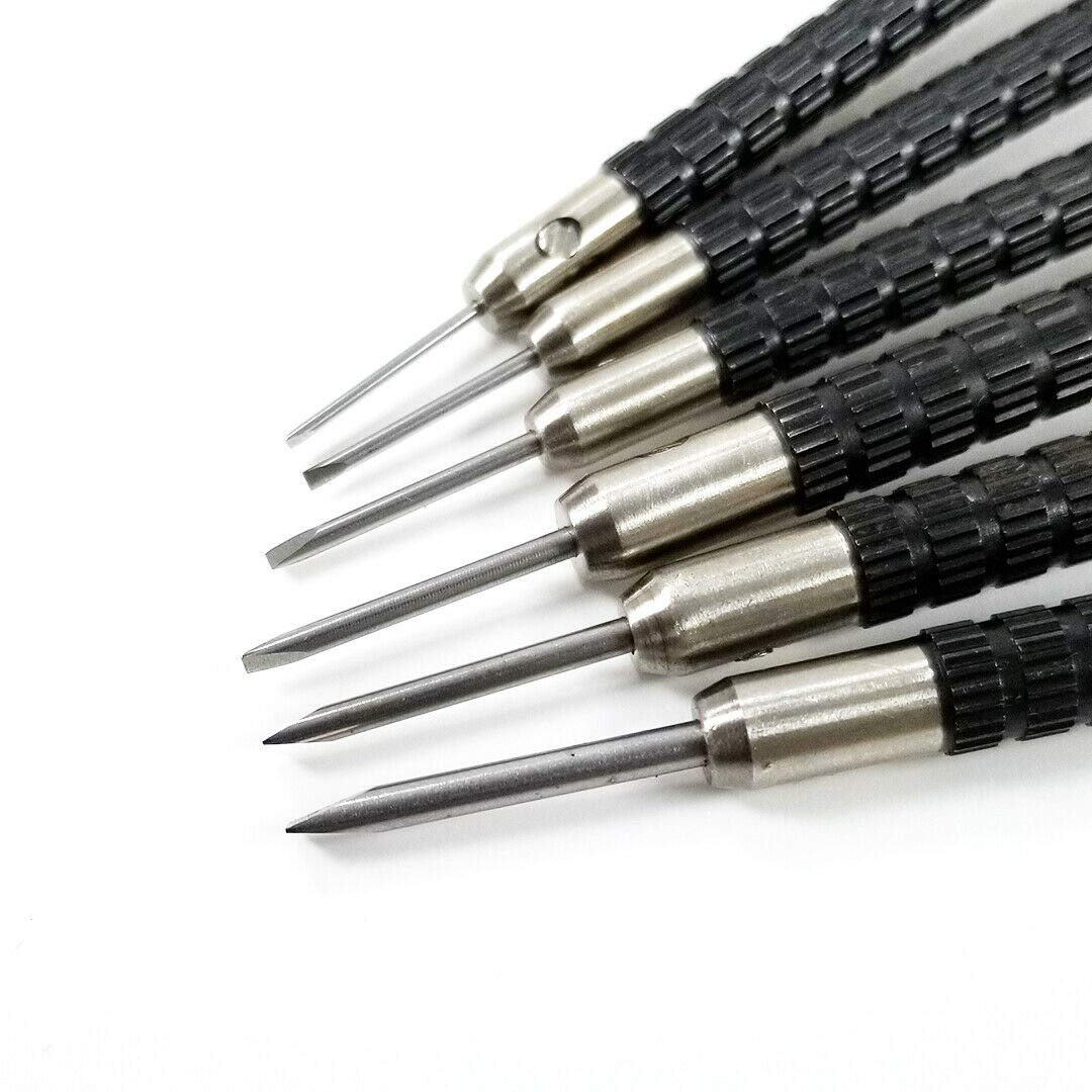 TIMELAB Watch Jewelry Repair Tool Flat Head Screwdriver Set 6PC - Made in Korea