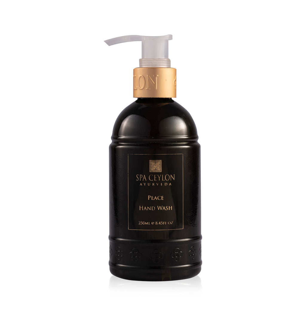 SPA CEYLON Peace Hand Wash | Gentle Hand Wash | Hydrates & Cleanses | Liquid Hand Soap | Aromatic Fragrance of Peppermint, Lemon, Lemongrass | 250ml