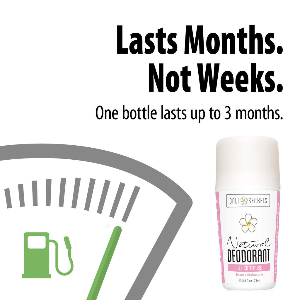 Bali Secrets The New Formula Natural Deodorant for Women & Men. Nonsense Free. Clean Formula for Sensitive Skin. Strong & Reliable Odor Protection. No Synthetic Aluminum. Organic & Vegan [THE ROSEY]