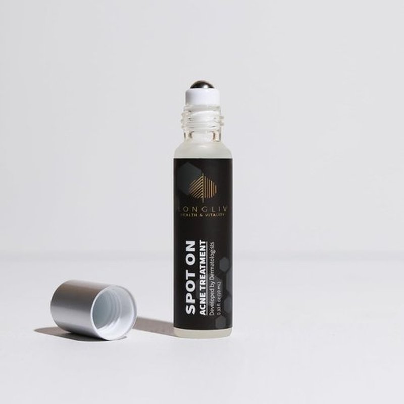 Spot On Acne Roller Ball Serum - Benzoyl Peroxide & Salicylic Acid Pimple Treatment - Convenient On-the-Go Solution