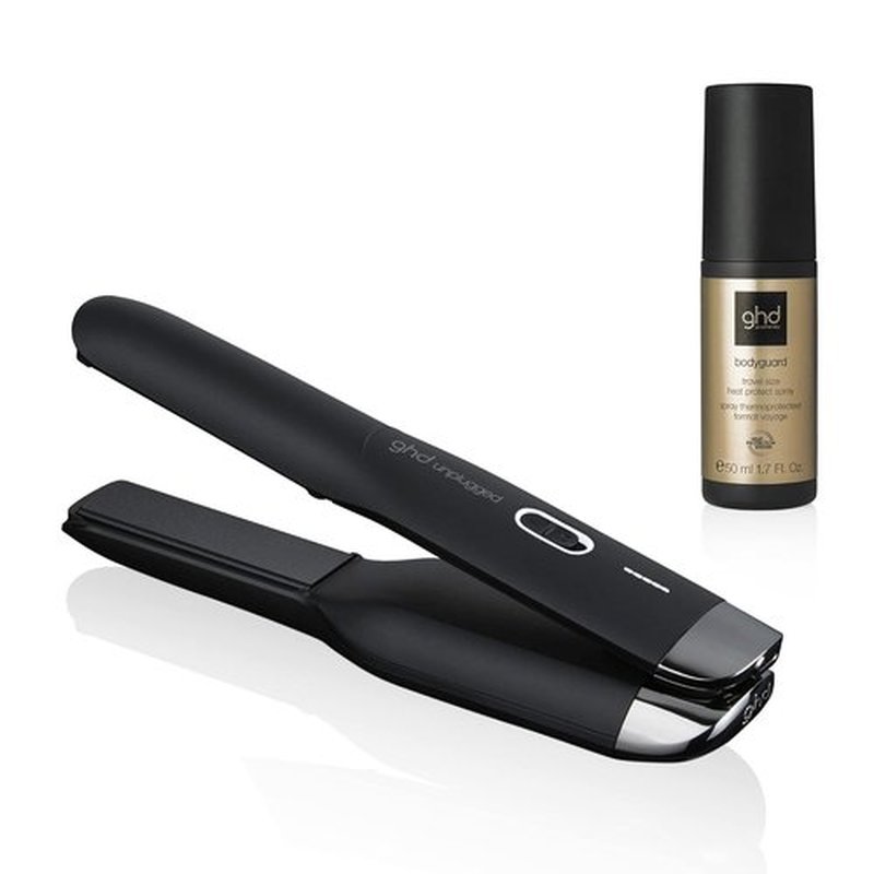 GHD Unplugged Styler - Cordless Flat Iron Hair Straightener | Professional Travel Iron with USB-C Charging & Heat-Resistant Case