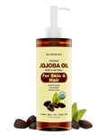 FLOWHYET 16 fl oz Jojoba Oil Organic Cold Pressed, USDA Certified, 100% Pure Jojoba Carrier Oil for Skin, Hair, Face, Body, Scalp & Nails, Unrefined, Hexane-Free