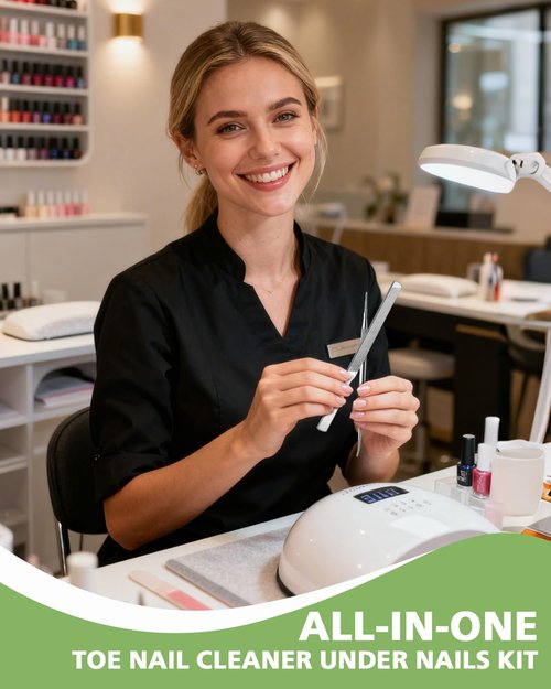 BALUCA 7-Piece Ingrown Toenail Removal Kit – Professional Stainless Steel Toenail Cleaner Tool & Ingrown Toenail File for Pain-Free at-Home Pedicure & Nail Correction