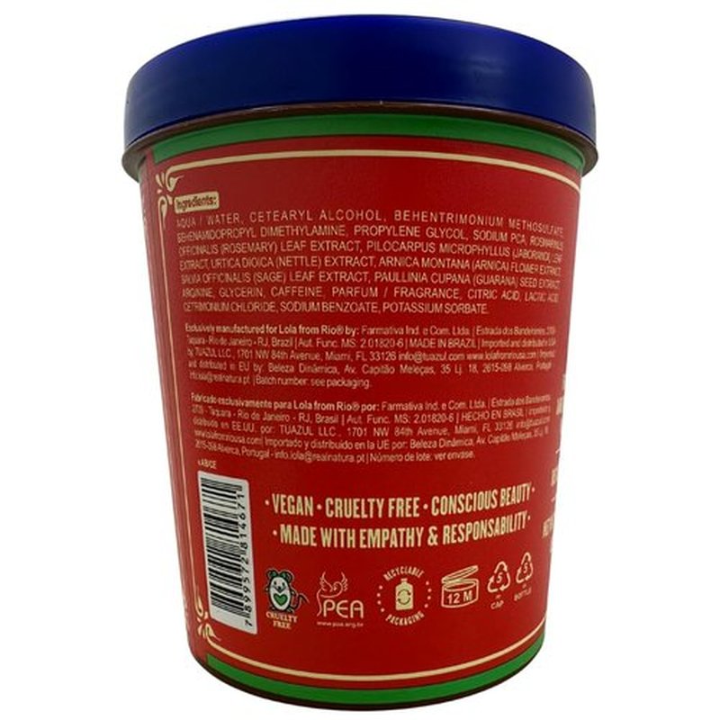 Lola From Rio - Rapunzel Strengthening Hair Mask | Restores Shine for All Hair Types, 15.87 Fl Oz