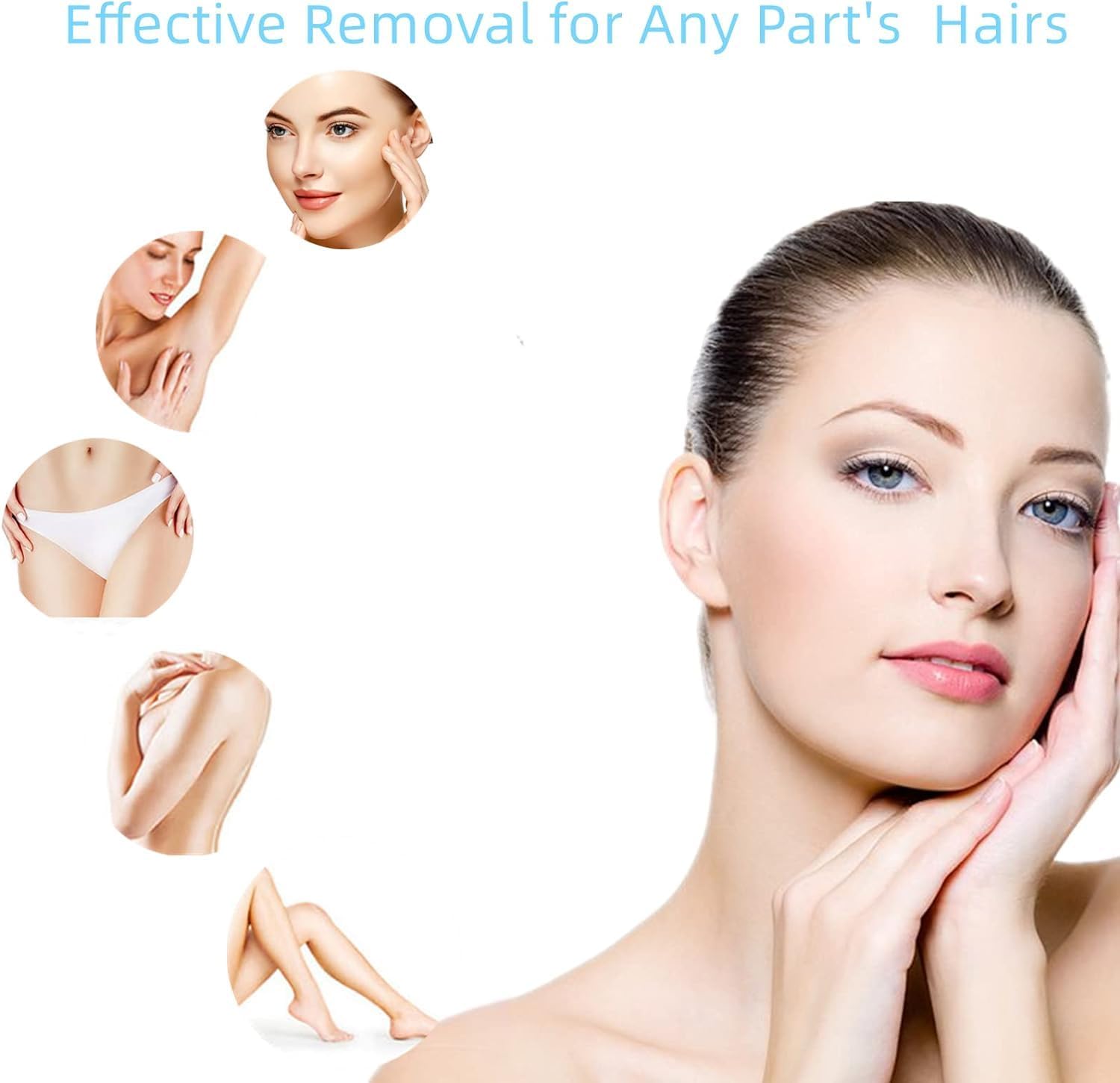 Generation 2 Replacement Heads for Flawless Facial Hair Remover Compatible with Flawless Replacement Heads,Fit for Flawless Replacement Heads Gen 2 for Flawless Facial Hair Removal for Women,2 Count.