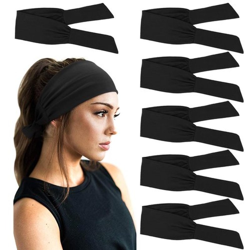 AQOKKA Adjustable Headbands for Women Non Slip Elastic Fashion Head Bands for Women's Hair Accessories Workout Sports Yoga