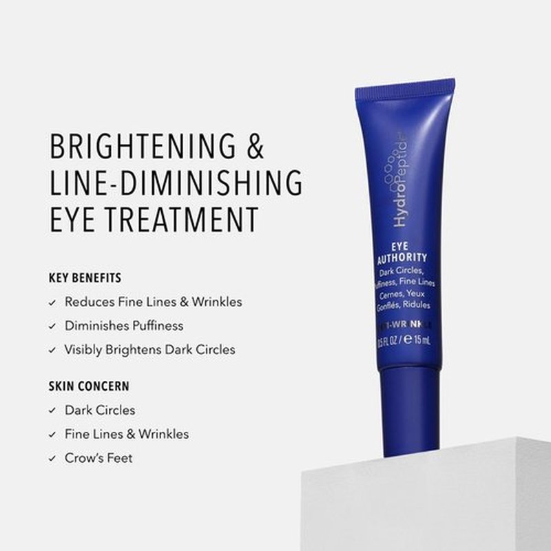 HydroPeptide Eye Authority - Brightening Treatment for Tired Eyes | 0.5 Ounce