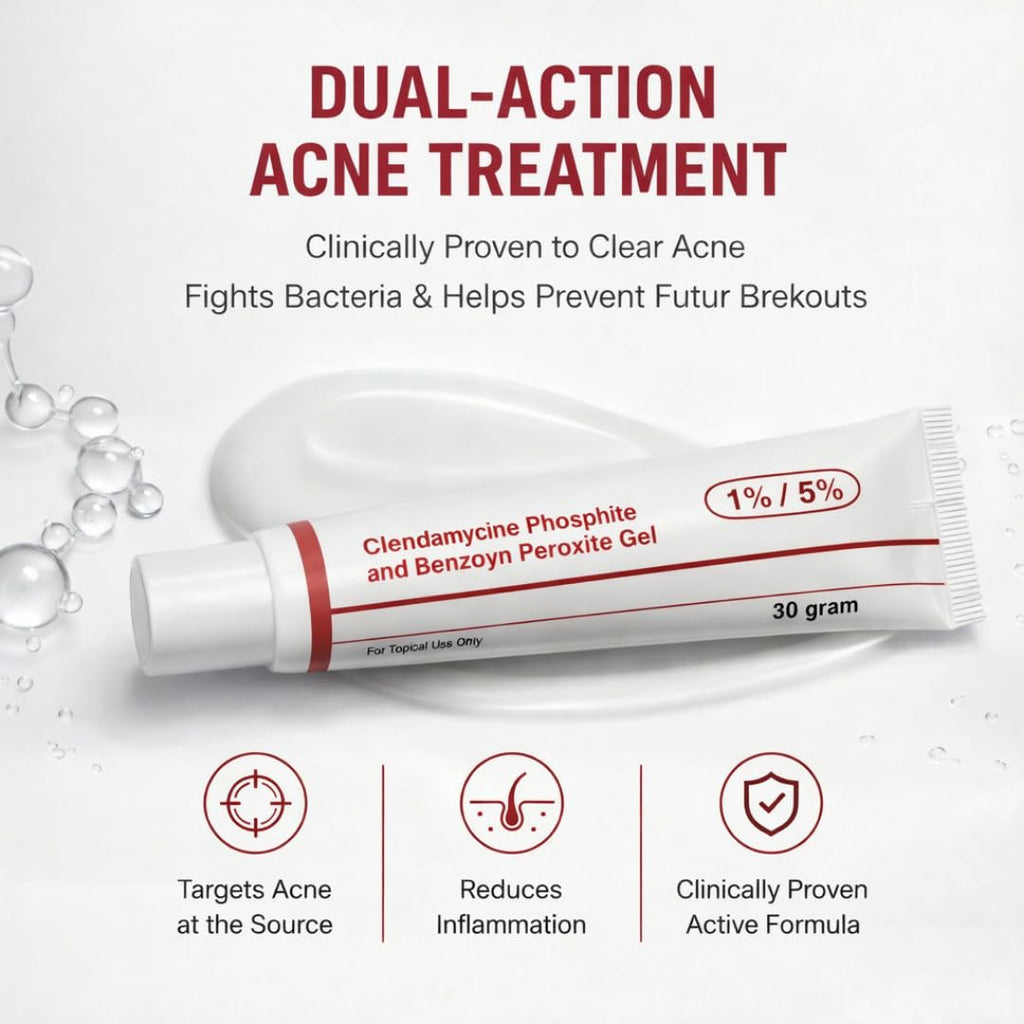 Oricanto Benzoyn Peroxite Acne Spot Treatment Gel, Acne-Clearing, Pimple Gel Calms Visible Redness, Facial Moisturizer, For All Skin Types, 1 oz