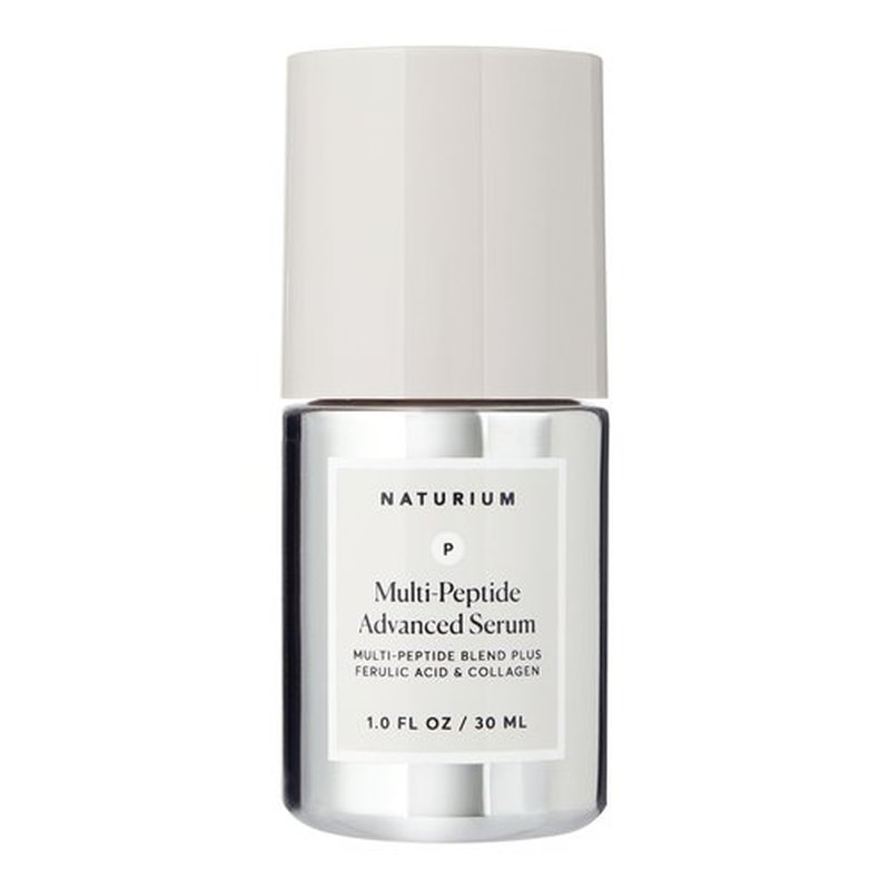 Naturium Multi-Peptide Advanced Serum, Firming & Smoothing Face Serum for Fine Lines & Wrinkles with Advanced Multi-Peptide Blend, 1 oz