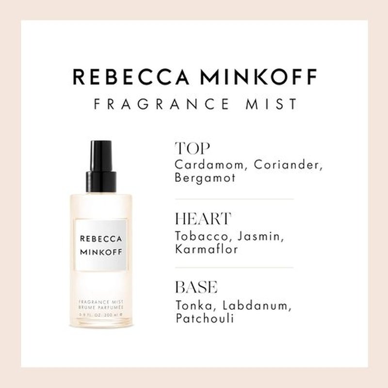 Rebecca Minkoff Body Spray for Women - Fragrant Body Mist with Cardamom, Tobacco & Jasmin - 6.8 oz